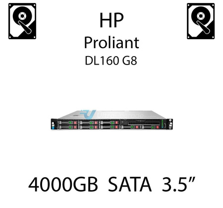 4000GB 3.5" dedykowany dysk serwerowy SATA do serwera HP ProLiant DL160 G8, HDD Enterprise 7.2k, 6Gbps - 693687-B21