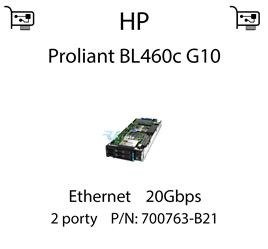Karta sieciowa Ethernet 20Gbps dedykowana do serwera HP Proliant BL460c G10 - 700763-B21