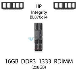 Pamięć RAM 16GB (2x8GB) DDR3 dedykowana do serwera HP Integrity BL870c i4, RDIMM, 1333MHz, 1.5V