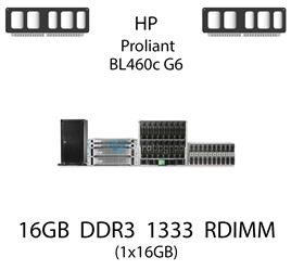 Pamięć RAM 16GB DDR3 dedykowana do serwera HP ProLiant BL460c G6, RDIMM, 1333MHz, 1.5V