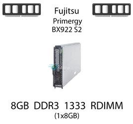 Pamięć RAM 8GB DDR3 dedykowana do serwera Fujitsu Primergy BX922 S2, RDIMM, 1333MHz, 1.5V