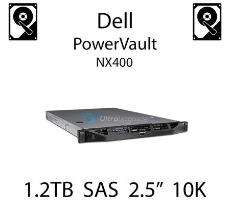 1.2TB 2.5" dedykowany dysk serwerowy SAS do serwera Dell PowerVault NX400, HDD Enterprise 10k - 34XWC (REF)