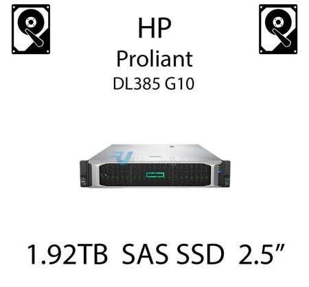 1.92TB 2.5" dedykowany dysk serwerowy SAS do serwera HP ProLiant DL385 G10, SSD Enterprise  - 872433-001 (REF)