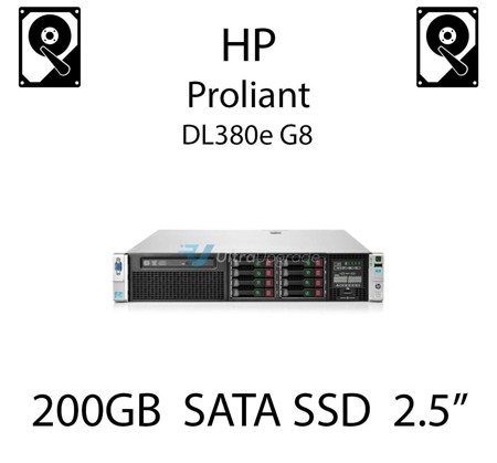 200GB 2.5" dedykowany dysk serwerowy SATA do serwera HP ProLiant DL380e G8, SSD Enterprise , 6Gbps - 804613-B21