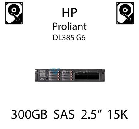 300GB 2.5" dedykowany dysk serwerowy SAS do serwera HP ProLiant DL385 G6, HDD Enterprise 15k, 12GB/s - 785407-001 (REF)