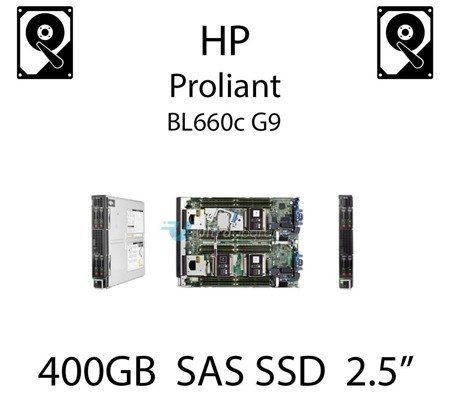 400GB 2.5" dedykowany dysk serwerowy SAS do serwera HP ProLiant BL660c G9, SSD Enterprise  - 690827-B21