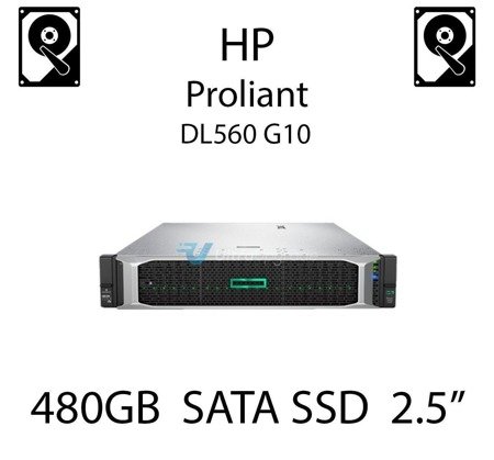 480GB 2.5" dedykowany dysk serwerowy SATA do serwera HP ProLiant DL560 G10, SSD Enterprise  - 872344-B21 (REF)