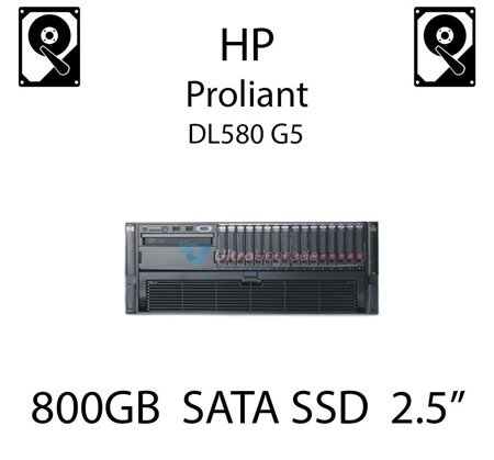 800GB 2.5" dedykowany dysk serwerowy SATA do serwera HP ProLiant DL580 G5, SSD Enterprise  - 728769-001 (REF)