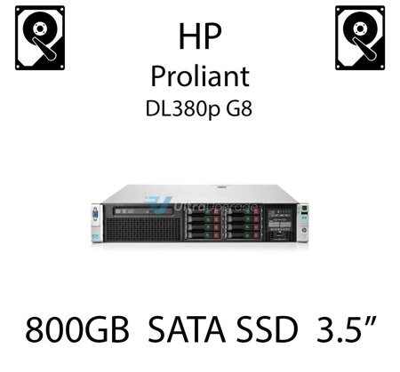 800GB 3.5" dedykowany dysk serwerowy SATA do serwera HP ProLiant DL380p G8, SSD Enterprise , 6Gbps - 804628-B21