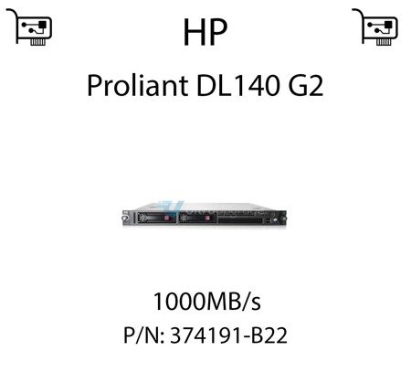 Karta sieciowa  1000MB/s dedykowana do serwera HP Proliant DL140 G2 (REF) - 374191-B22