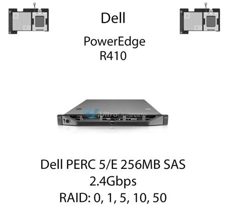 Kontroler RAID Dell PERC 5/E 256MB SAS RAID, 2.4Gbps - DM479